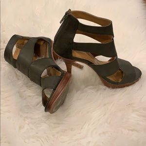Olive Green Nine West High heels